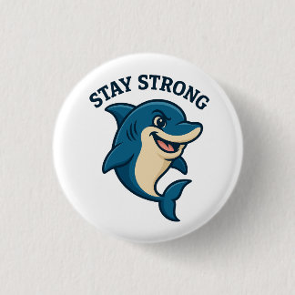 Stay Strong Splash T-Shirt Button