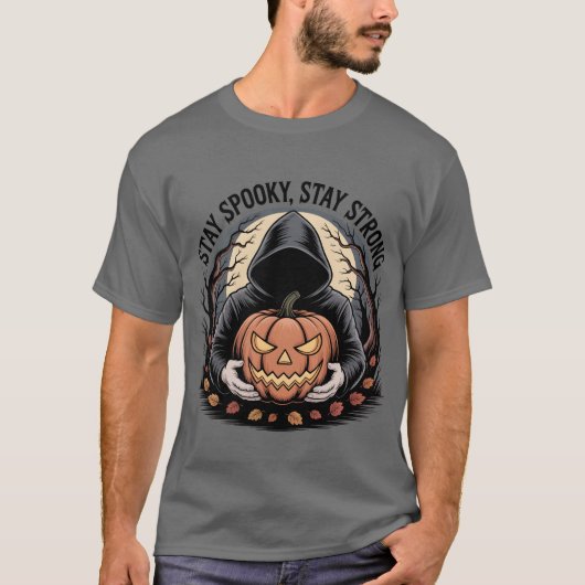 Stay Strong Vintage Halloween T-Shirt (Vorderseite)