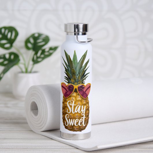 🍍 Stay Sweet 💛 Trinkflasche (Yoga)