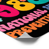 Stay Tomorrow Needs You 988 Mental Health Awarenes Poster (Ecke)