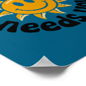 Stay Tomorrow Needs You, Suicide Awareness Mental  Poster (Ecke)