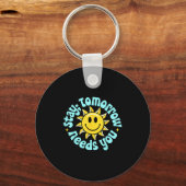 Stay Tomorrow Needs You, Suicide Awareness Mental Schlüsselanhänger (Vorderseite)