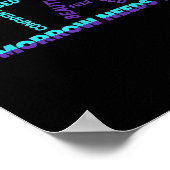 Stay Tomorrow Needs You Suicide Prevention Awarene Poster (Ecke)