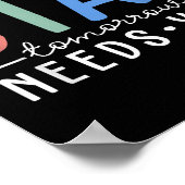 Stay Tomorrow Needs You Suicide Prevention Awarene Poster (Ecke)