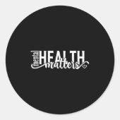 Stay Tomorrow Needs You Suicide Prevention Awarene Runder Aufkleber (Vorderseite)