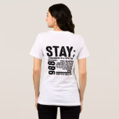 Stay Tri-Blend Shirt (Rückseite voll)