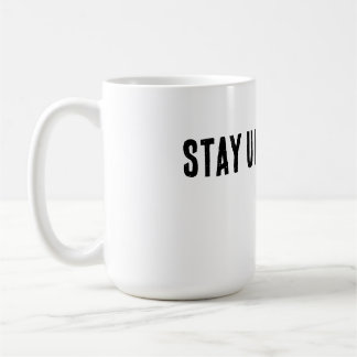 Stay Unbothered Minimal Typography T-Shirt Kaffeetasse