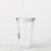 Stay Weird Catopus Cat and Octopus Mashup Acryltrinkbecher (Links)