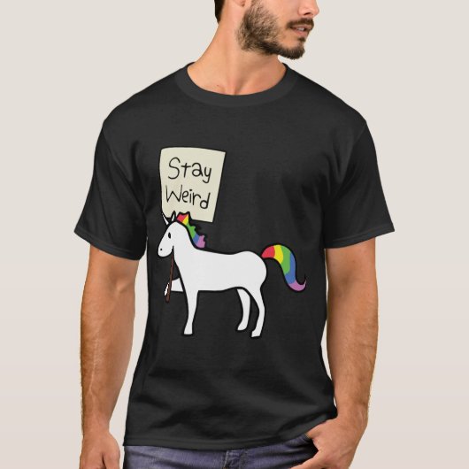 Stay Weird family T-Shirt (Vorderseite)