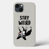 Stay Weird Funny Boston Terrier Dog Case-Mate iPhone Hülle (Rückseite)