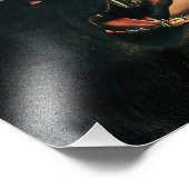 Stay Wild. Big, black dog Fotodruck (Ecke)