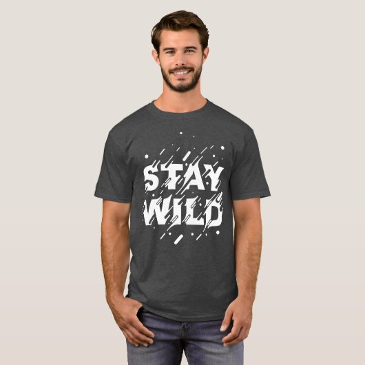 Stay Wild Boho Style Shirt (Vorne ganz)