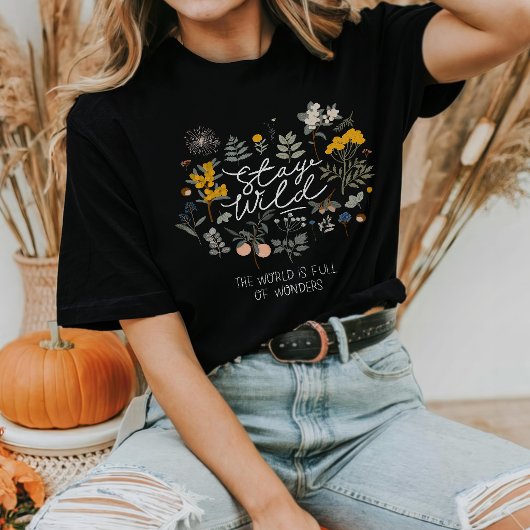 Stay Wild Botanisch T-Shirt