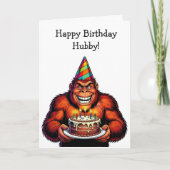 Stay Wild & Celebrate Big | Bigfoot Birthday  Karte (Vorderseite)