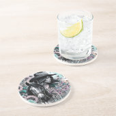 Stay wild cowgirl western getränkeuntersetzer (Seite)