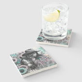 Stay wild cowgirl western  steinuntersetzer (Seitenansicht)