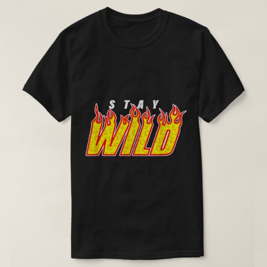 Stay Wild Merch Ben Azelart Red  T-Shirt (Design vorne)
