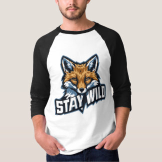 STAY WILD – Natur & Abenteuer Motiv für Freigeiste T-Shirt