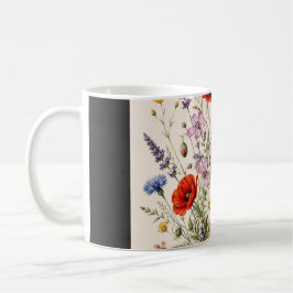 Stay Wild | Vintage Wild Herbs Botanical Design Kaffeetasse