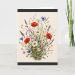 Stay Wild | Vintage Wild Herbs Botanical Design Karte