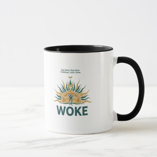 Stay Woke Becher Tasse (Rechts)