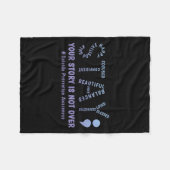Stay Your Story Is Not Over Mental Health Suicide Fleecedecke (Vorderseite (Horizontal))