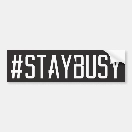 #STAYBUSY AUTOAUFKLEBER (Vorne)