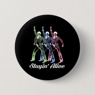 Stayin' Alive Vintag Style Tanzen Ristorante da En Button