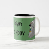 Stayin Scrappy Kaffee-Tasse Zweifarbige Tasse (VorderseiteRechts)
