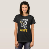 Staying Alive Halloween Costume Beer ALl Saint's E T-Shirt (Vorne ganz)