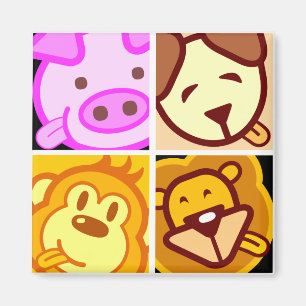 staysHappy, alle bleibe wir glückliche 2 Magnet