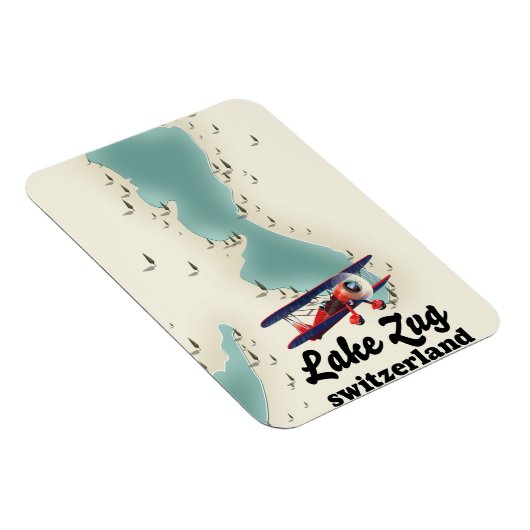 Staz - Schweiz Seeblick Magnet (Rechte Seite)