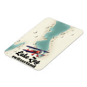 Staz - Schweiz Seeblick Magnet (Linke Seite)
