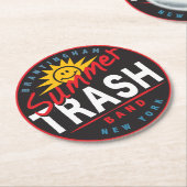 STB Papier-Becherdeckel Runder Pappuntersetzer (Angewinkelt)