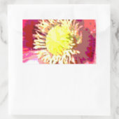 STBX Blumendekoration, Grüße, Handwerk Rechteckiger Aufkleber (Tasche)