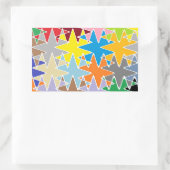 STBX Novino Star Rythem Dance Rechteckiger Aufkleber (Tasche)