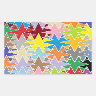 STBX Novino Star Rythem Dance Rechteckiger Aufkleber