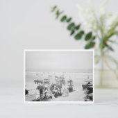 Std. Baden am Strand Postkarte (Stehend Vorderseite)