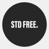 Std Free Runder Aufkleber (Vorderseite)