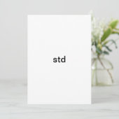 Std Save The Date (Stehend Vorderseite)