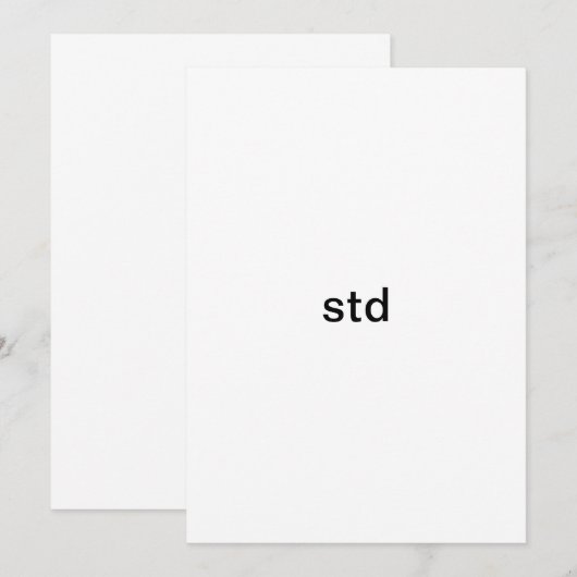 Std Save The Date (Vorne/Hinten)