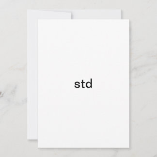 Std Save The Date
