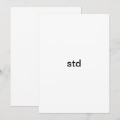 Std Save The Date (Vorne/Hinten)