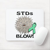 STDs bläst Sensibilisierungsdesign Mousepad (Mit Mouse)