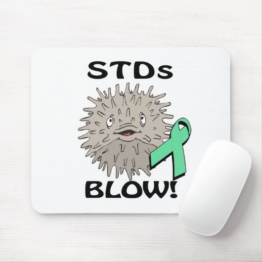 STDs bläst Sensibilisierungsdesign Mousepad (Mit Mouse)