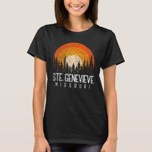 Ste Genevieve Missouri MO Retro Vintag 80er 90s T-Shirt