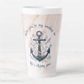 Steadfast Anchor - Muttertag Latte Tasse (Vorderseite)