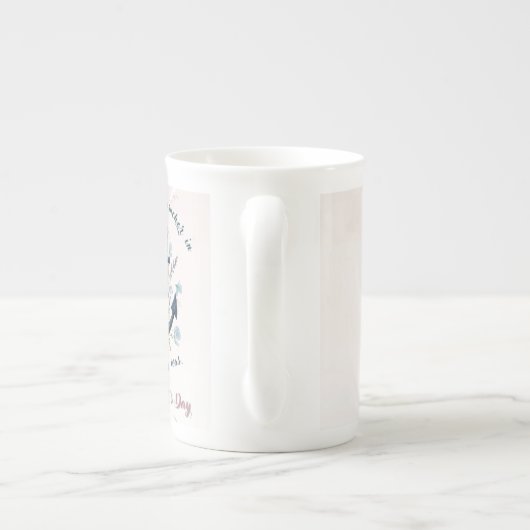 Steadfast Anchor - Muttertag Porzellantasse (Rückseite)