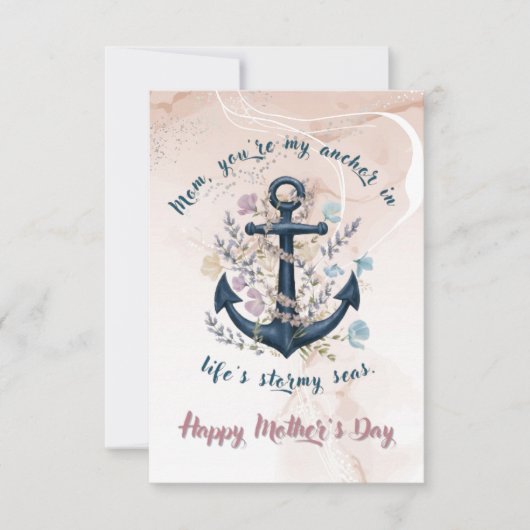 Steadfast Anchor - Muttertagskarte (Vorderseite)