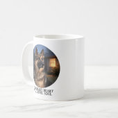 Steadfast Heart German Shepherd Kaffeetasse (Vorderseite Links)